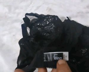 Elegant Black Lace Bra