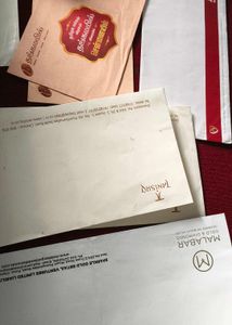 Tanishq & Malabar Gold & Diamonds Gift Envelopes