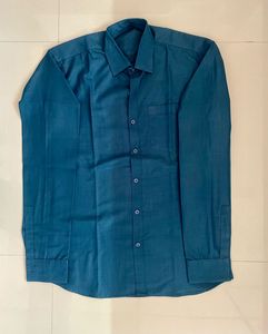 Men's Teal Formal Shirt Pant Set