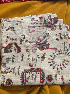 Unique Warli Art Print Kurta