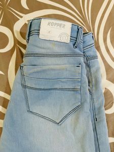 Men's Light Wash Straight Leg Jeans