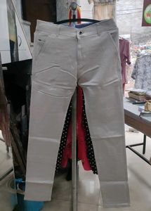 Casual Beige Pants