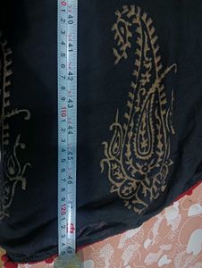 👗 Black  with Paisley Print