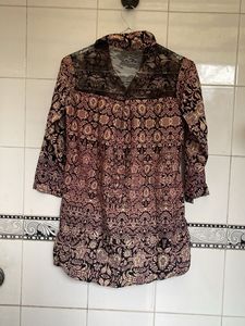 Bohemian Print Kurta Top