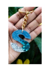 handmade alphabet keychain