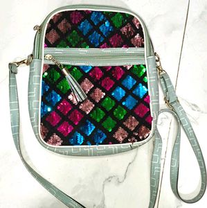 Sparkly Sequin Crossbody Bag