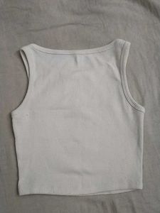 Womens Graphic Print Cropped Tank Top