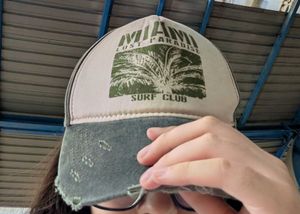 Distressed Miami Paradise Surf Club Baseball Cap