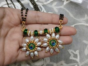Elegant Peacock Pearl Jewelry Set