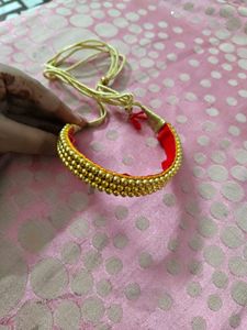 Beautiful Red &amp; Gold Layered Necklace