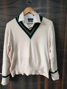 Old Money Vintage V-Neck Sweater Korean Japanese