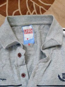 Men's Grey Polo T-Shirt