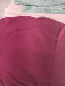 Maroon "No Fuss" Sweatshirt