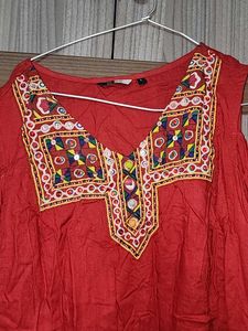A Line Cold Shoulder Top