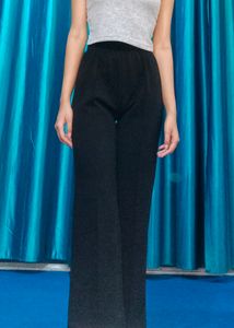 Black Bootcut Trousers