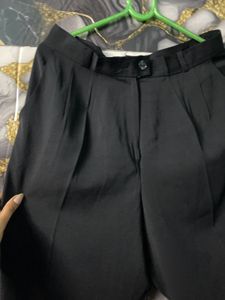 Black Wide Leg Trousers