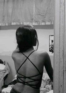New Backless Black top for women