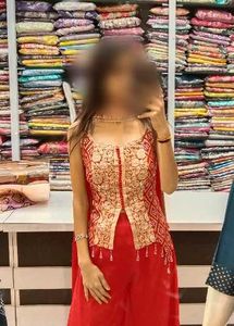 Stunning Red Kurta Set