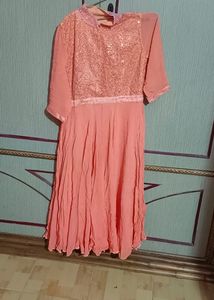 Peach 3 Ps Dress