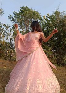 pastel pink lehenga 💮