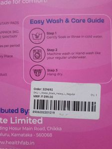 Healthfab Reusable Period Panty
