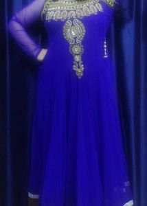 Elegant Blue Anarkali