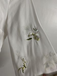 White Cheongsam top