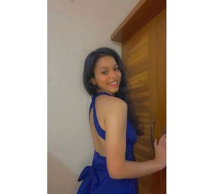 Royal Blue Halter Neck Backless Dress
