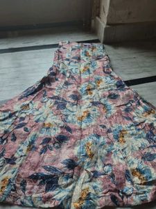 Beautiful Floral Print Maxi Dress