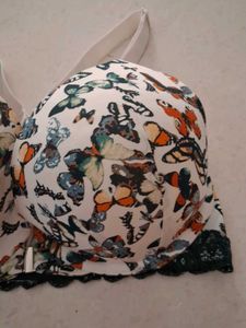 32DDD Beautiful Butterfly Print Bra