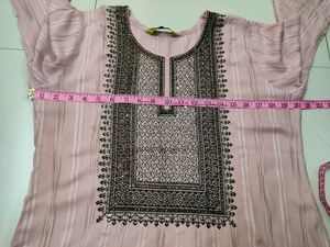 🍑kurta Black⚫ Plazo Plus Size