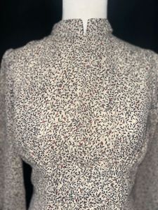 Chic Printed Long Sleeve Dress