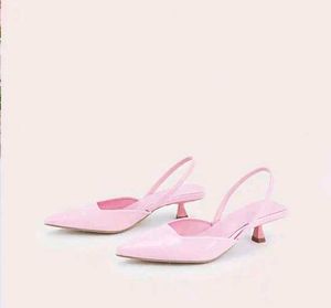 Chic Pink Slingback Heels