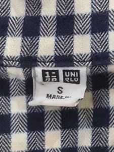 Uniqlo Classic Gingham Pajama shirt