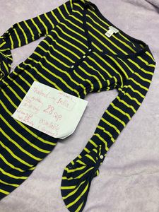 Striped Long Sleeve dress 32-34