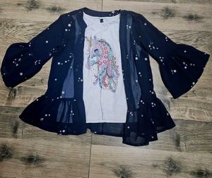 Combo offer: Unicorn shirt and Cute bag