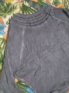 Elegant Blouse with Embellished Neckline