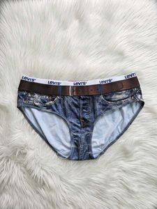 Levi's Denim Print Briefs/Panty