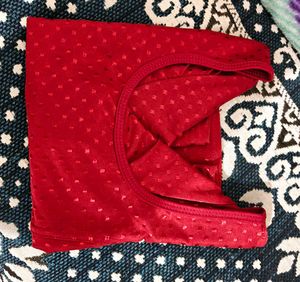 Red blouse