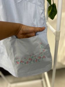 Embroidery  Pockets Top