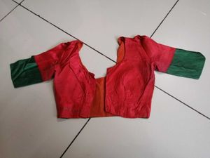 Elegant Pink Silk Saree with Green Border