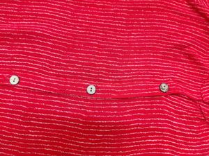 Red Striped Kurta