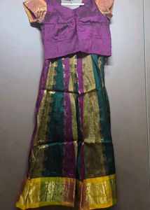 Vibrant Kanchivaram Lehenga Choli Set