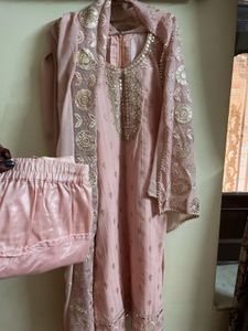 Beautiful Pink Kurta Set with Dupatta