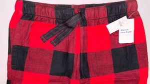Red &amp; Black Plaid Pajama Pants