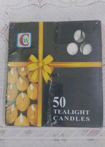 Diwali Gifts N Decor 50 Tealight Candles Pack