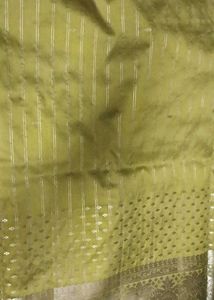 brand new Elegant Olive Green Silk Saree