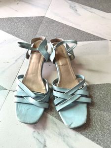 Light Blue Strappy Sandals