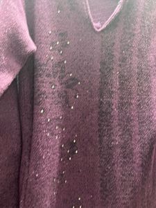 Elegant Woolen Embroidered Kurta ‼️