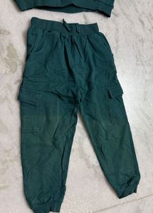 Green Sweatshirt &amp; Joggers Set